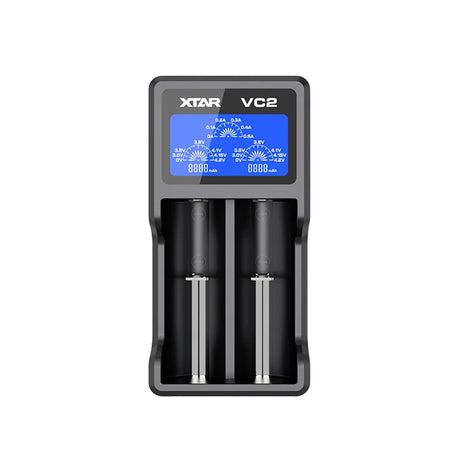 Incarcator Portabil Li-ion 2x 18650 Vc2 Xtar cu baterie reincarcabila si USB