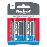 Baterie Alcalina Blister 2 Buc R 20 cu baterie reincarcabila