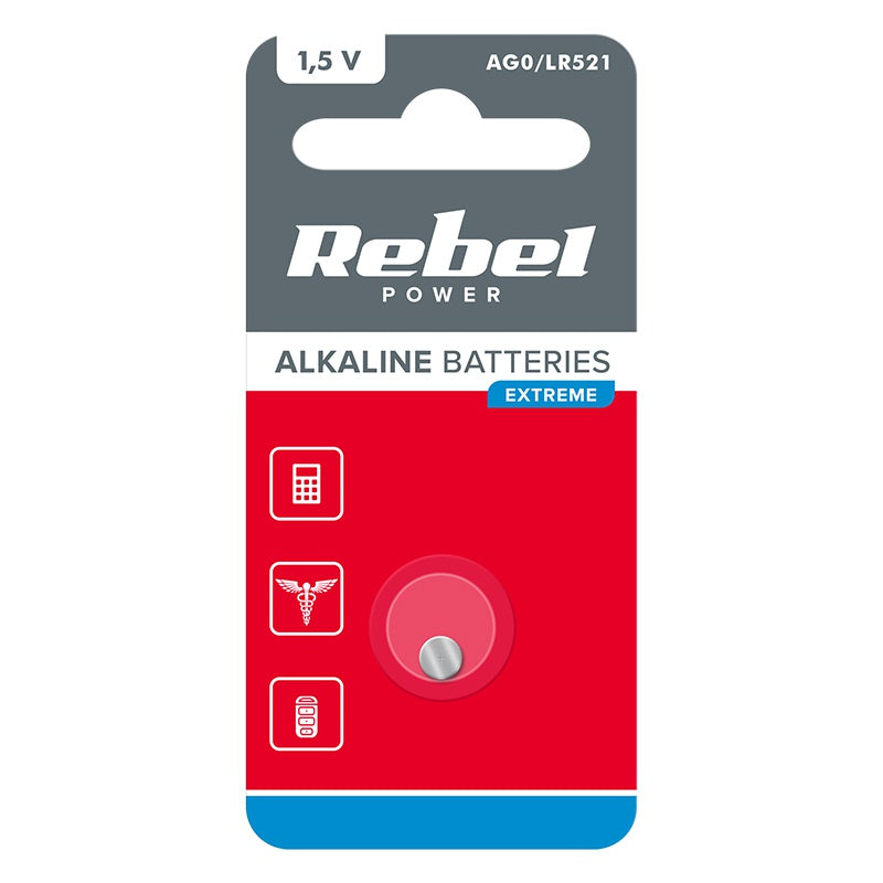 Baterie Extreme Ag0 1 Buc Blister Rebel Bat 0180 cu baterie reincarcabila
