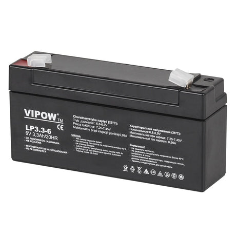 Acumulator Stationar AGM VRLA 6V 3.3AH Vipow