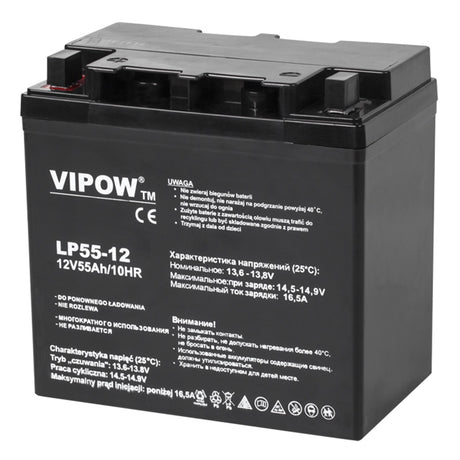 Acumulator Stationar AGM VRLA 12V 55AH Vipow