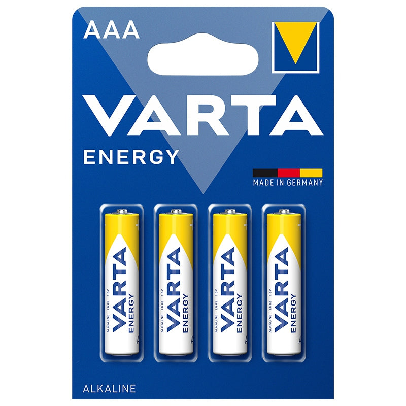 Baterie Alcalina Energy Bl 4 Buc Varta Lr 03 cu baterie reincarcabila