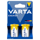 Baterie Alcalina Energy Bl 2 Buc Varta Lr 14 cu baterie reincarcabila