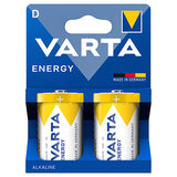 Baterie Alcalina Energy Bl 2 Buc Varta Lr 20 cu baterie reincarcabila
