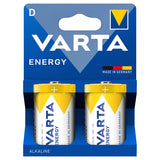 Baterie Alcalina Energy Bl 2 Buc Varta Lr 20 cu baterie reincarcabila