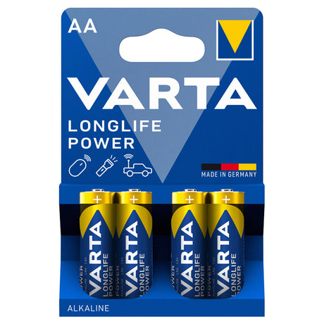 Baterie Alcalina Longlife Power LR6 Bl 4 Buc Varta