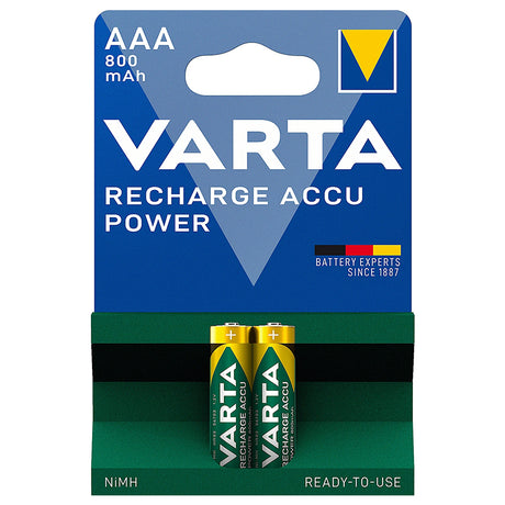 Acumulatori AAA 800MAH Blister 2 Buc Varta