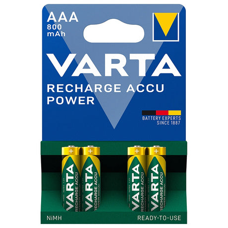 Acumulatori AAA 800MAH Blister 4 Buc Varta