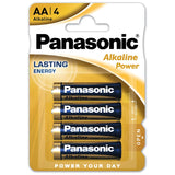 Baterie Alcalina Aa 4b Bl Panasonic Lr 06 cu baterie reincarcabila