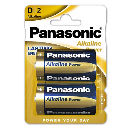 Baterie Alcalina Panasonic Bronze Blister 2 Buc Lr 20 cu baterie reincarcabila