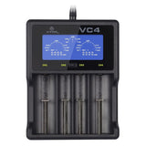 Charger Acumulatori Li-ion si Nimh Xtar Vc4 Bat 1151 cu afisaj LCD, baterie reincarcabila si USB