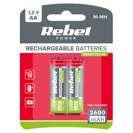 Acumulatori Ready To Use R6 2600 MAH Blister 2 Buc