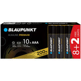 Baterie Alcalina Premium Lr3 8+2 Buc Blaupunkt cu baterie reincarcabila