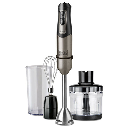 Mixer Vertical cu Bol si Chopper Black&deck Inox 1200W cu DAB+