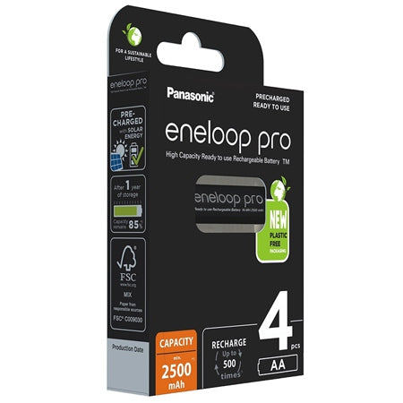 Acumulatori AA 2500MAH Panasonic Eneloop Pro