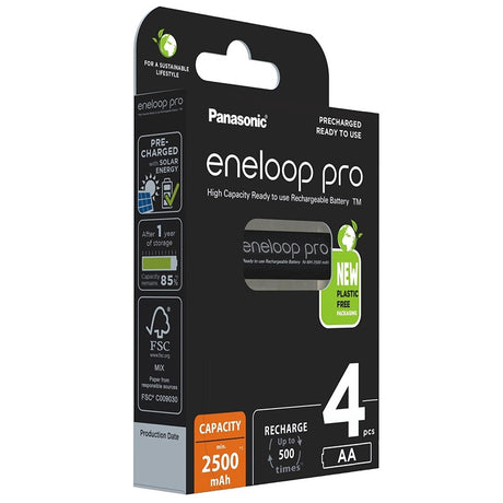 Acumulatori AA 2500MAH Panasonic Eneloop Pro