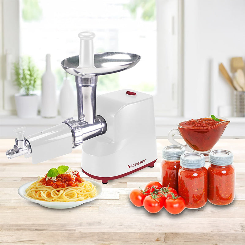 Tocator Carne Electric cu Storcator Beper Bp 102200 cu DAB+