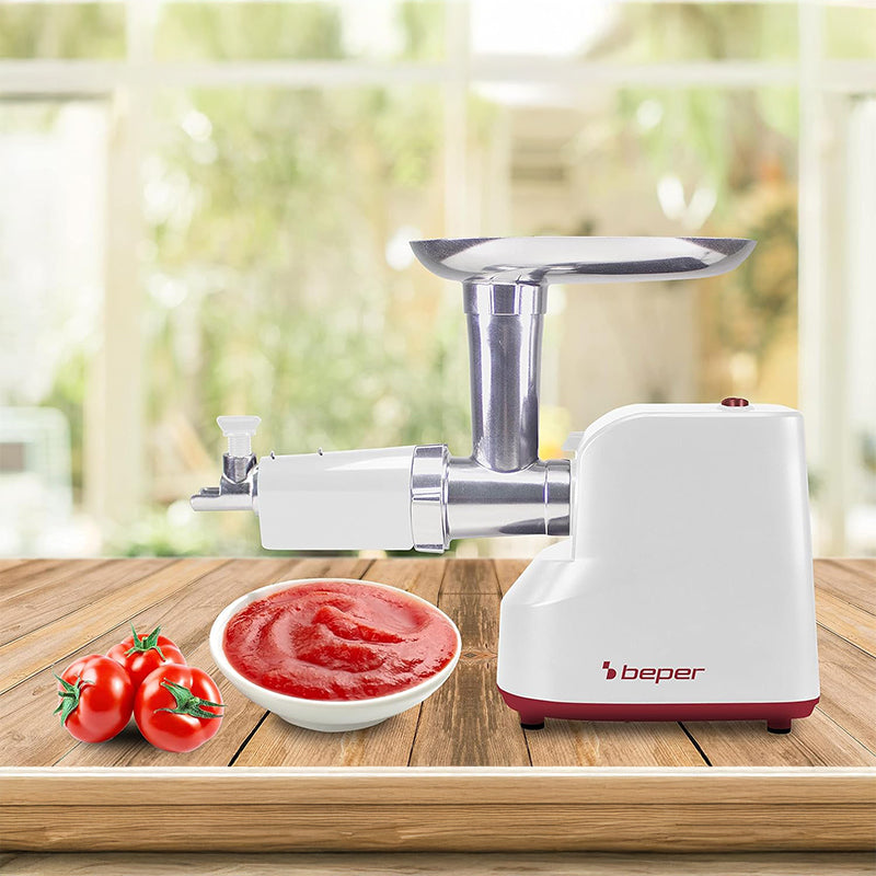 Tocator Carne Electric cu Storcator Beper Bp 102200 cu DAB+