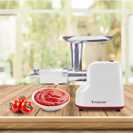 Tocator Carne Electric cu Storcator Beper Bp 102200 cu DAB+