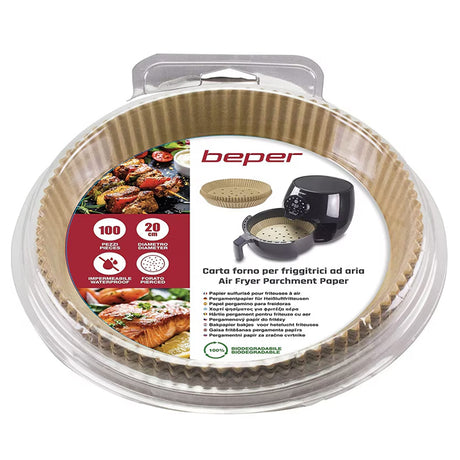 Set 100 Forme de Hartie Air Fryer