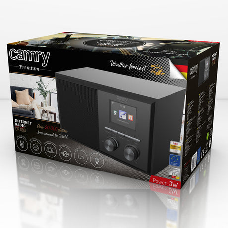 Radio internet Camry CR 1180 cu DAB+, Internet WiFi si AUX