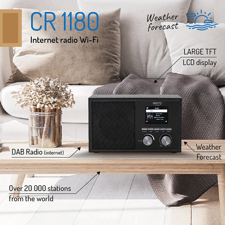 Radio internet Camry CR 1180 cu DAB+, Internet WiFi si AUX