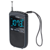 Mini Radio Portabil Camry CR 1905 cu radio FM, alarma, afisaj LCD si baterie 900 mAh