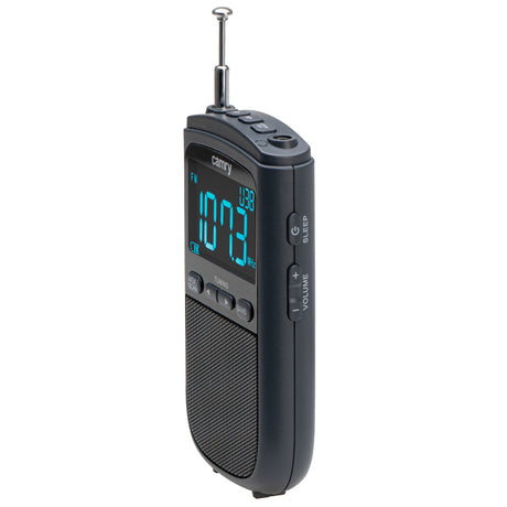 Mini Radio Portabil Camry CR 1905 cu radio FM, alarma, afisaj LCD si baterie 900 mAh