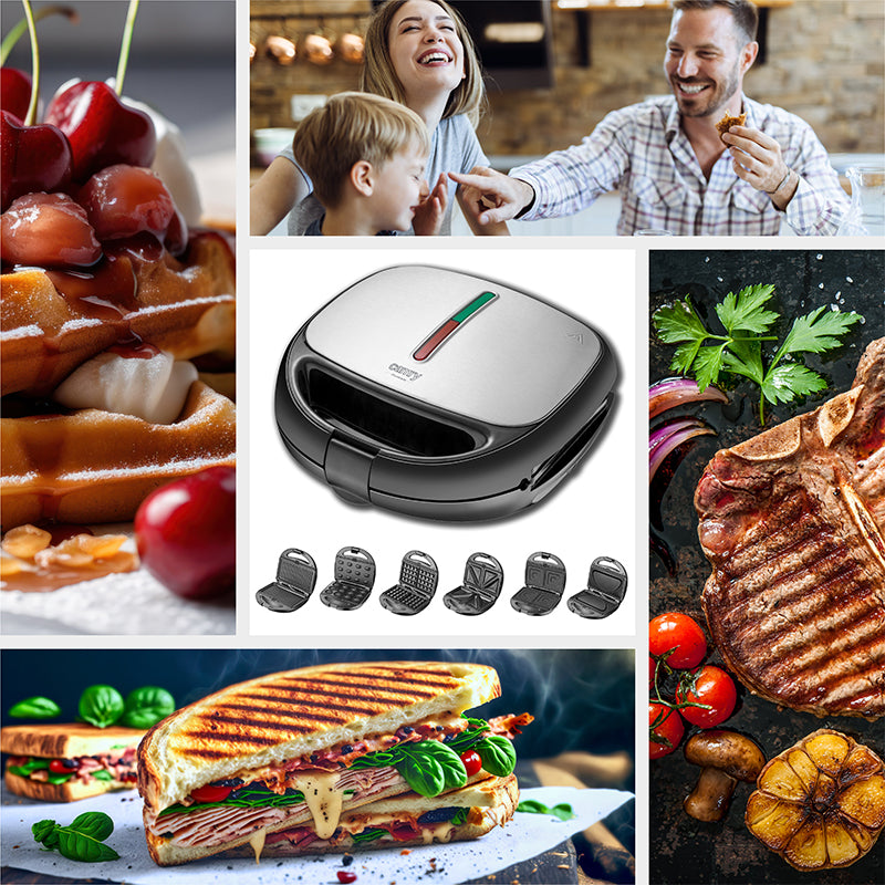 Sandwich Maker 6 in 1 Camry CR 3057 cu DAB+
