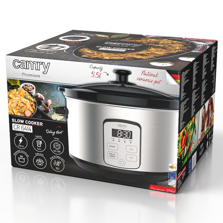 Slow Cooker 4.7l Camry CR 6414