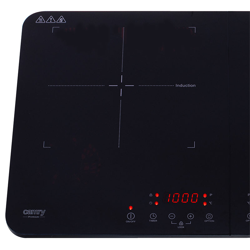 Plita Inductie Dubla Camry CR 6514 cu afisaj LCD