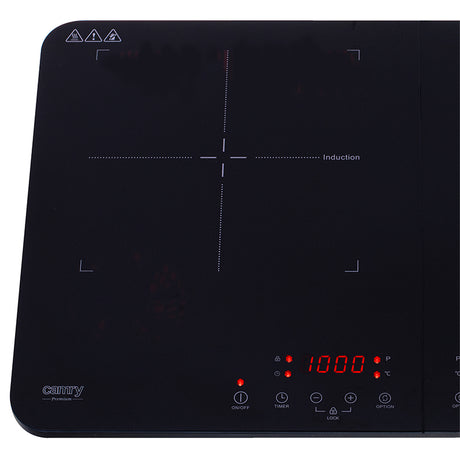 Plita Inductie Dubla Camry CR 6514 cu afisaj LCD