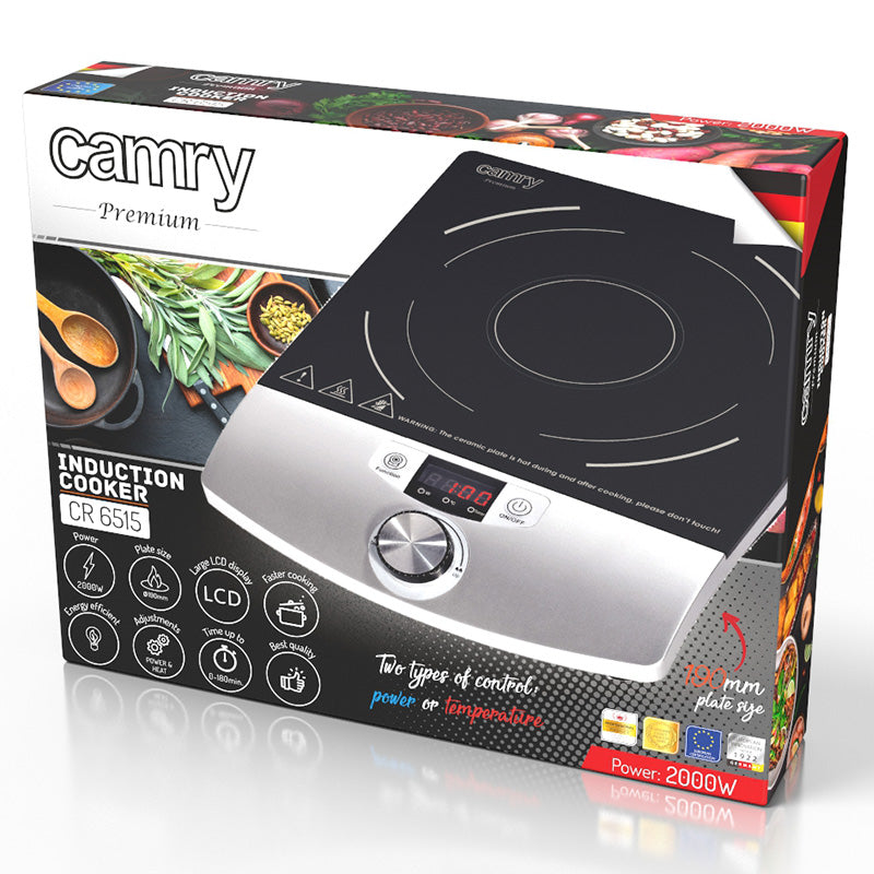 Plita Inductie Camry CR 6515 cu afisaj LCD
