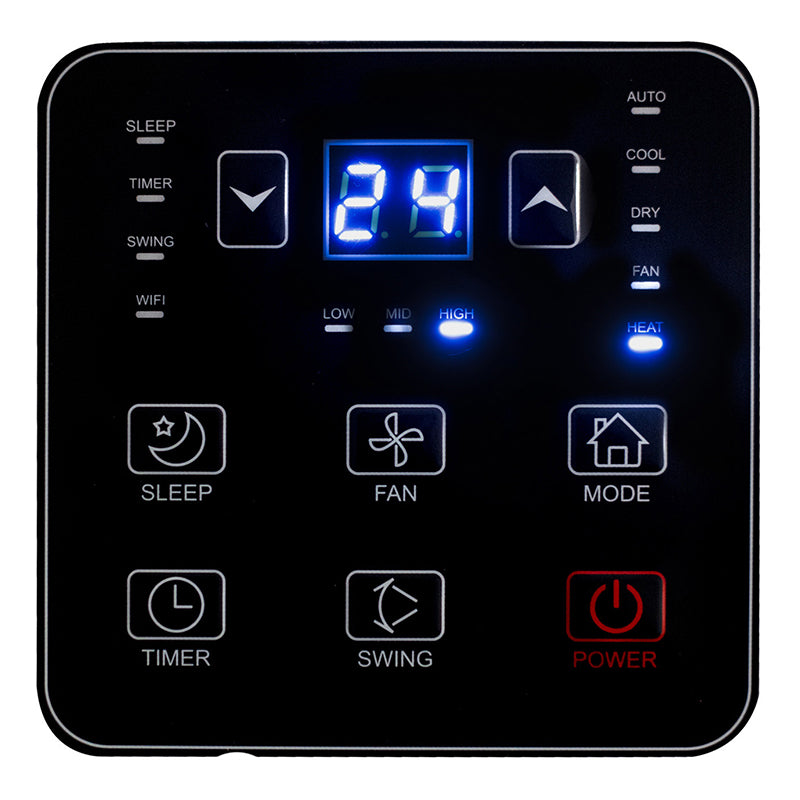 Aparat de Aer Conditionat Portabil 9000 Btu Camry CR 7853 cu Internet WiFi, baterie reincarcabila si Telecomanda