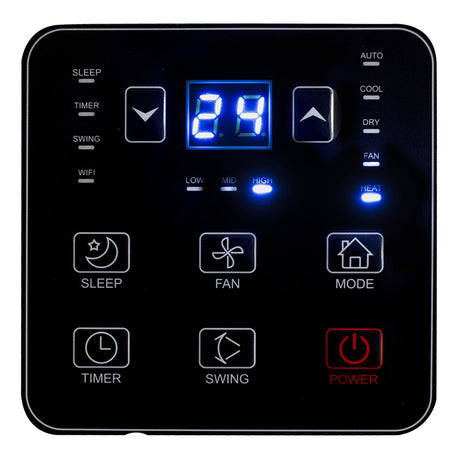 Aparat de Aer Conditionat Portabil 9000 Btu Camry CR 7853 cu Internet WiFi, baterie reincarcabila si Telecomanda