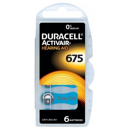 Baterie Auditiva Duracell 675 Blister 6 Buc cu baterie reincarcabila