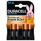Baterie Alcalina Duracell Optimum Blister 4 Buc Lr 06 cu baterie reincarcabila