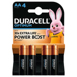 Baterie Alcalina Duracell Optimum Blister 4 Buc Lr 06 cu baterie reincarcabila