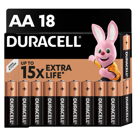 Baterie Alcalina Blister 18 Buc Duracell Lr 06 cu baterie reincarcabila
