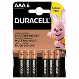 Baterie Alcalina Duracell Blister 6 Buc Lr 03 cu baterie reincarcabila