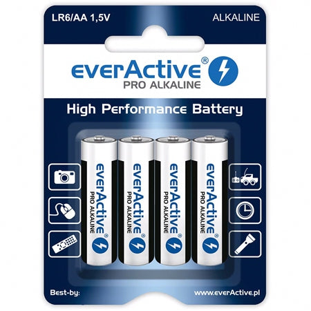 Baterie Alcalina Blister 4 Buc Everactive Lr 06 cu baterie reincarcabila