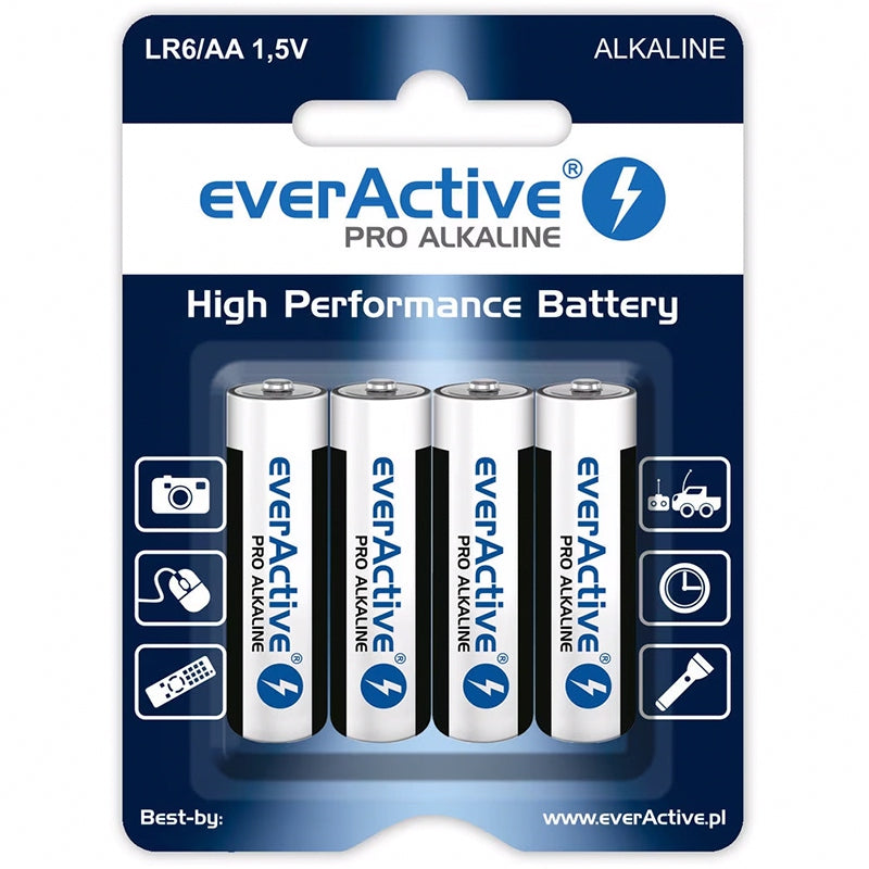 Baterie Alcalina Blister 4 Buc Everactive Lr 06 cu baterie reincarcabila