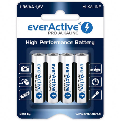 Baterie Alcalina Blister 4 Buc Everactive Lr 06 cu baterie reincarcabila