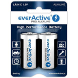 Baterie Alcalina Blister 2 Buc Everactive Lr 14 cu baterie reincarcabila