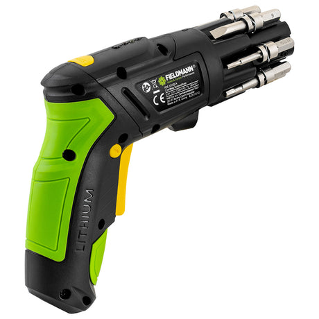 Trusa Scule cu Surubelnita Electrica Fieldmann cu baterie 1300 mAh