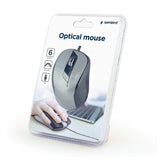 Mouse Optic 1600DPI USB Gembird