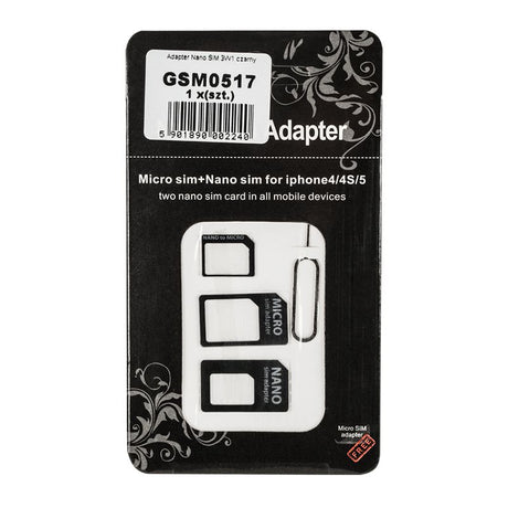 Adaptor Nano/Micro/Sim 3 in 1