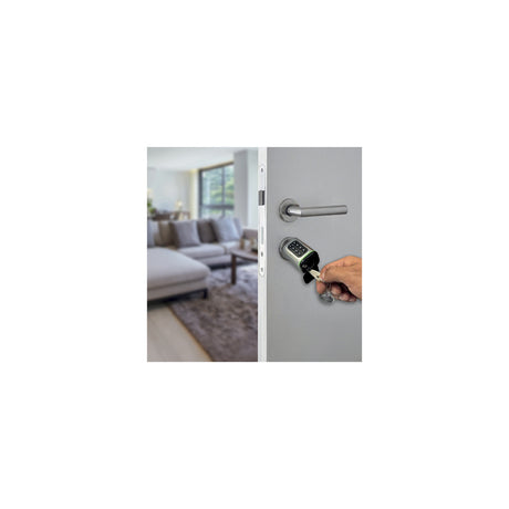 Smart Lock Wi-fi Keypad Card Reader Isnatch cu DAB+, Internet WiFi, baterie reincarcabila si USB