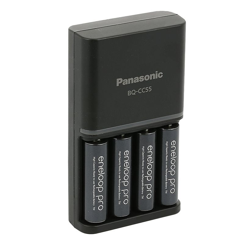 Charger 4 Accu Panasonic Eneloop Pro Aa 2500mAh cu baterie 2500 mAh