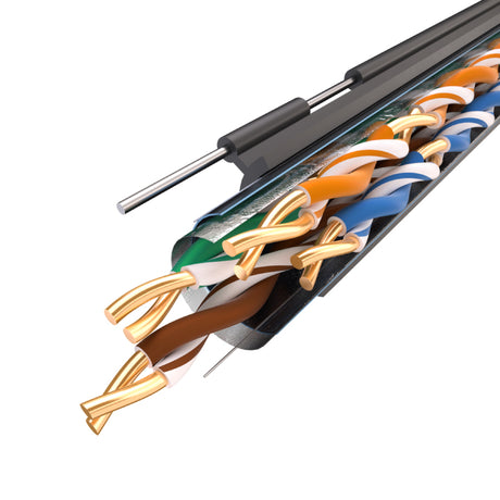 Cablu Ftp CAT5E cu Sufa Cupru 24AWG 305M Emtex